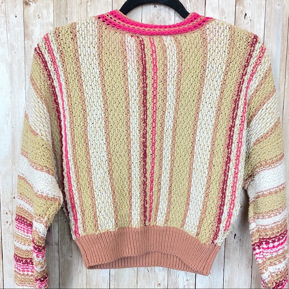 Free People Show Me Love Striped Pullover Sweater - Picture 8 of 14